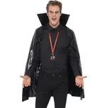 Smiffys Černý plášť z PVC 114 cm