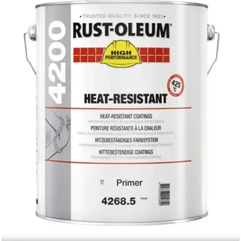 barva na kov Rust-Oleum Antikorozní tepelně odolný základový nátěr oranžový 4268 Heat-Resistant Primer / 5 L, RO.