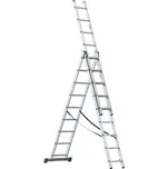 G21 6390384 Žebřík 3-dílný 5,92m, 27 příček