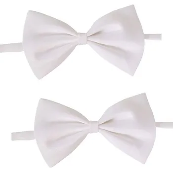 Karnevalový doplněk GUIRCA Bílý motýlek gangster 11 cm 2 ks