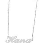 Ewena Řetízek z oceli se jménem Hana stříbrný