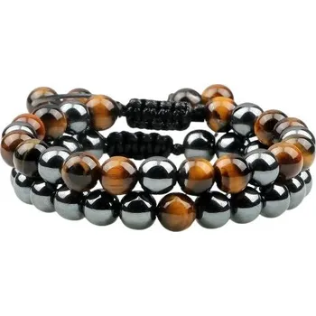 Náramek Predator Q1 Daffodil pánské náramky černé, sada 2 ks