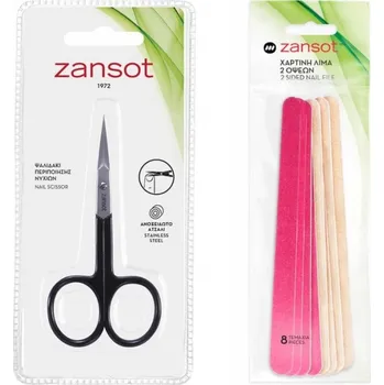 Zansot Nůžky + pilník na nehty 8 ks