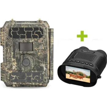 Fotopast Fotopast OXE Panther 4G a binokulární noční vidění OXE DV29 + 32GB SD karta, SIM karta