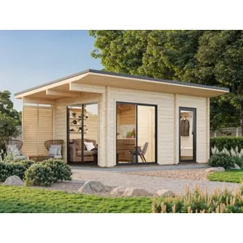 Zahradní domek Zahradní domek Cecilia 14,2 m2 s posuvnými dveřmi s dvojitým sklem