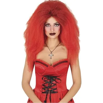 Karnevalová paruka GUIRCA Červená paruka čarodějnice