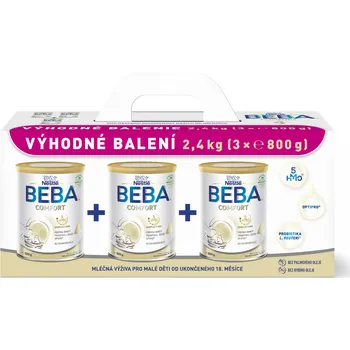 Kojenecká výživa Beba - Comfort 4, 5 HMO - 3x 800 g