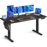 Elektricky nastavitelný psací stůl Vasagle Foral 160 cm černý