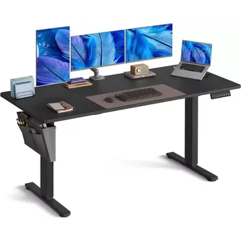 Psací stůl Elektricky nastavitelný psací stůl Vasagle Foral 160 cm černý