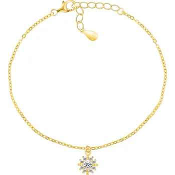 Náramek Brilio Silver Pozlacený náramek se zirkony BRC51Y (Ag925/1000, 1,59 g)