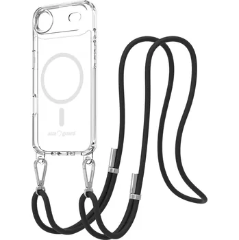 Pouzdro na mobilní telefon AlzaGuard Luxe Detach Lanyard Case Compatible with MagSafe pro iPhone Air černý