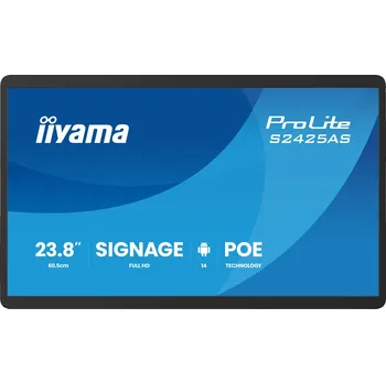 Monitor 24'' iiyama S2425AS-B1P:IPS,FHD,Android S2425AS-B1P