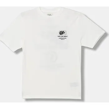 Chlapecké tričko Dětské bavlněné tričko Vans VN000TBAWHT1 bílá 00X, vel. 129-139.5
