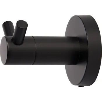 Věšák Fired Up Corporation Dvojitý háček na oblečení Corby Harrogate, černý