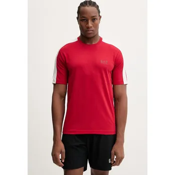 Pánské tričko Tréninkové tričko EA7 Emporio Armani AF21787.7M001595 červená 33X, vel. S