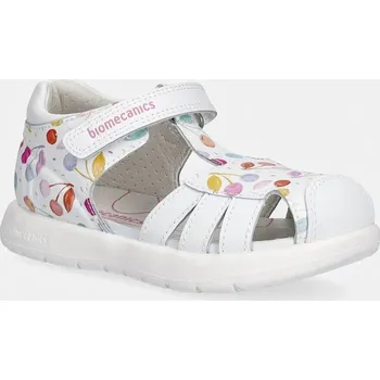 Dívčí sandály Dětské kožené sandály Biomecanics 262202.24.27 bílá 00X, EUR 24