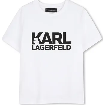 Dětské bavlněné tričko Karl Lagerfeld Z31098.86.108 bílá 00X, vel. 102