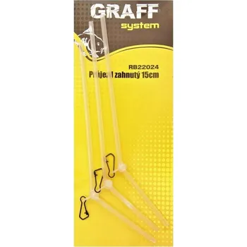 Volný čas Graff Průjezd zahnutý 15 cm Transparentní 4 × 3 ks