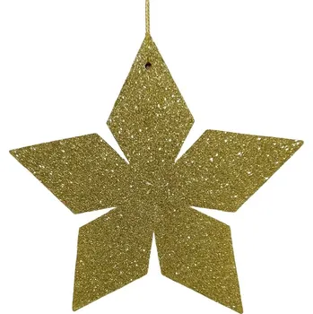 Vánoce DECOLED Zlatá hvězda, 2D, 80 cm