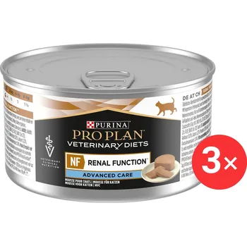 Krmivo pro kočku Pro Plan Veterinary Diets Feline paštika NF Advanced Care 3 × 195 g