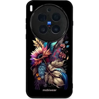 Mobiwear Glossy lesklé pouzdro na Vivo X300 Pro kytice s pírkem