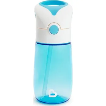 Munchkin Hrneček s brčkem Flip & Go™ modrý 355 ml