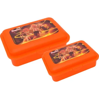 Svačinový box Sada svačinových boxů, 2 dílná, Hurvínek Muzeum oranžový