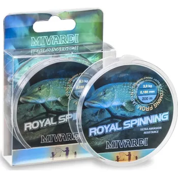 Mivardi Vlasec Royal Spinn Grey 200m Délka: 200m, Nosnost: 6,7kg, Průměr: 0,225mm