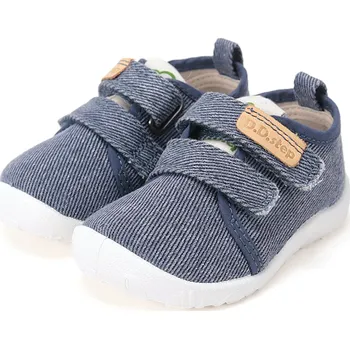 Chlapecké tenisky DDstep Barefoot plátěné tenisky D.D.step C086-61763A Royal Blue Velikost: 20