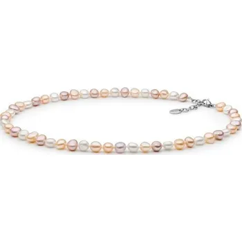 Náramek ANNAPERLY Náhrdelník z barokních multicolor perel s variabilním zapínáním (Ag925/1000, 32,5 g)