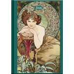 BB ART Denní diář 2026 A5 Art Mucha Kniha