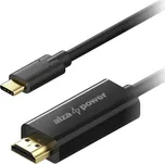 AlzaPower Core USB-C na HDMI 4K 3m černý