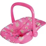 Teddies nosítko/autosedačka s látkovým potahem pro panenky