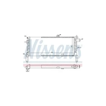 Motor automobilu Chladič motoru NISSENS 63287