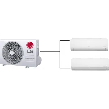 Vzduchotechnika Klimatizace LG Standard 1+2 ( 2,1kW + 2,5kW ) Mutli-split R32 včetně montáže
