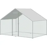 OLKIGROUP Výběh, voliéra pro drůbež se střechou 3x2x2 m