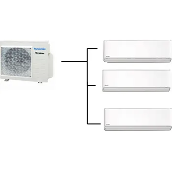 Vzduchotechnika Klimatizace Panasonic Etherea white 1+3 (2kW + 2,5kW + 2,5kW) Multi-split R32 včetně montáže