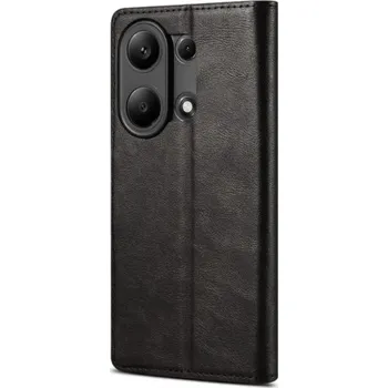 Pouzdro na mobilní telefon Lenuo Leather flipové pouzdro pro Xiaomi Redmi Note 13 Pro, černá