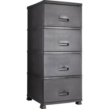 Komoda Mega Plast Komoda Natura 44 × 37 × 90,5 cm, wenge