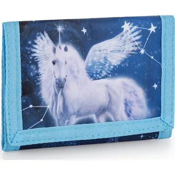 Peněženka Oxybag dětská textilní peněženka Pegas modrý