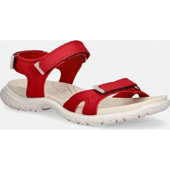Dámské sandále Nubukové sandály Ecco Offroad 853333.02466 červená 33X, EUR 37