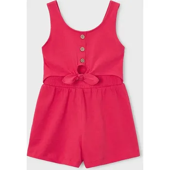 Dětský bavlněný overal Mayoral 3889.6L.Mini.PPY2 červená 33X, vel. 98