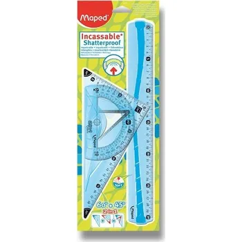 pravítka MAPED Shatterproof Flex, 3dílná sada, náhodná barva