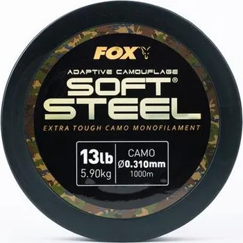 Fox Adaptive Camouflage Soft Steel 1000 m, 0,31 mm, 13 lb