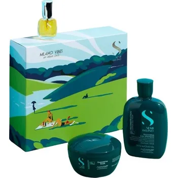 Kosmetická sada ALFAPARF MILANO Semi Di Lino Reconstruction Holiday Kit 465 ml