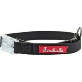 Obojek pro psa Ferribiella Fun černý svítící obojek M