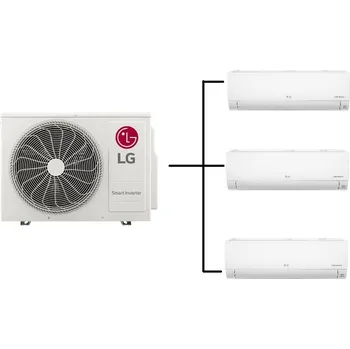 Vzduchotechnika Klimatizace Multisplit LG Standard Plus 1+3 (2,1kW + 2,1kW + 2,5kW) R32 včetně montáže