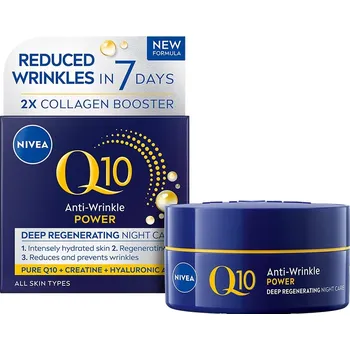 Kosmetika Nivea Q10 Power Night Creme Noční Krém 50 Ml