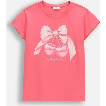 Dětská móda Dětské tričko Coccodrillo WC6143208VGA růžová 30X, vel. 134