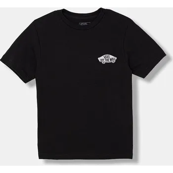 Chlapecké tričko Dětské bavlněné tričko Vans VN000T30BLK1 černá 99X, vel. 165-173